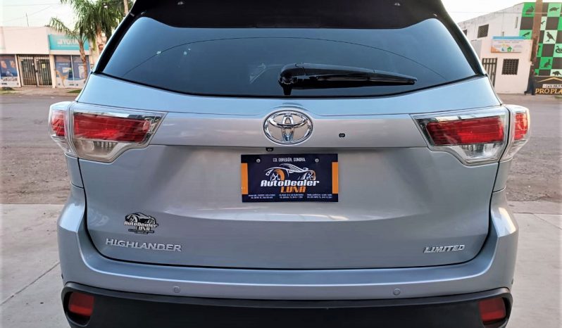 Toyota Highlander Limited 2014 lleno